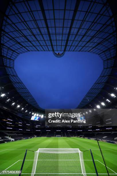 General view inside the stadium prior to the Premier League match between Tottenham Hotspur and Brentford FC at Tottenham Hotspur Stadium on January...