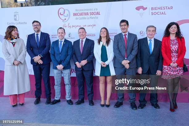 The President of Castilla-La Mancha, Emiliano Garcia-Page Sanchez , during the Awards Ceremony for Social Initiative 2023, at the Municipal...