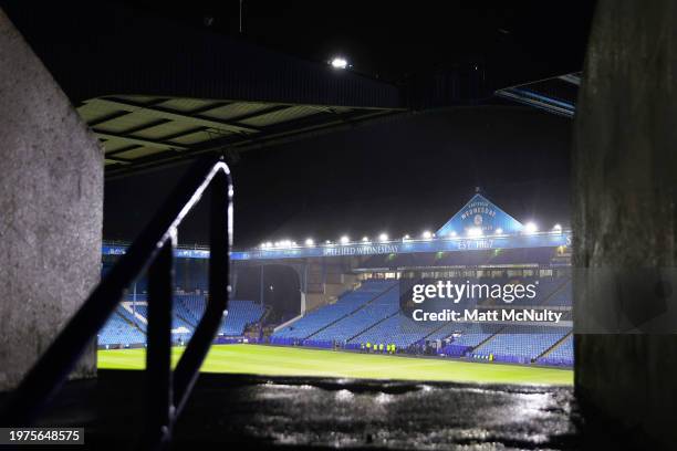 General view inside the stadium prior to the Sky Bet Championship match between Sheffield Wednesday and Watford at Hillsborough on January 31, 2024...