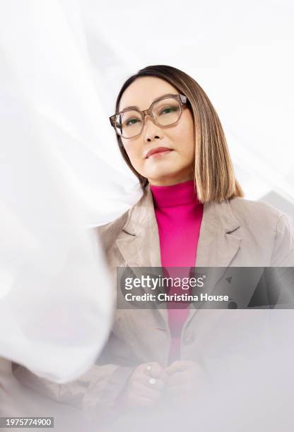 Director/writer Lulu Wang is photographed for Los Angeles Times on January 3, 2024 in West Hollywood, California. PUBLISHED IMAGE. CREDIT MUST READ:...