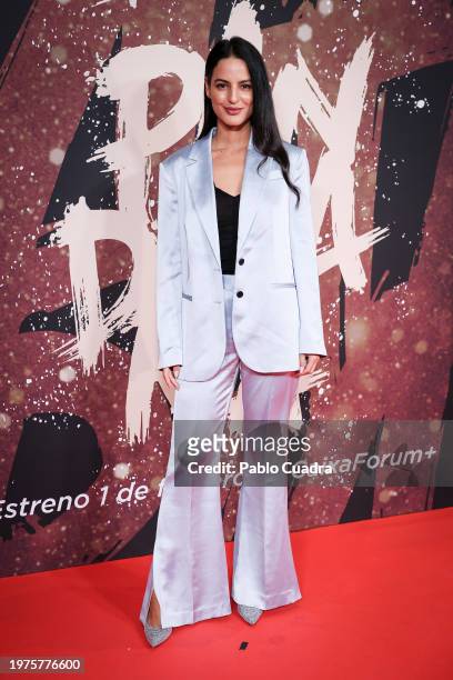 Jana Pérez attends the Madrid premiere of the documentary "Mapa A Pandataria" at CaixaForum on January 31, 2024 in Madrid, Spain.