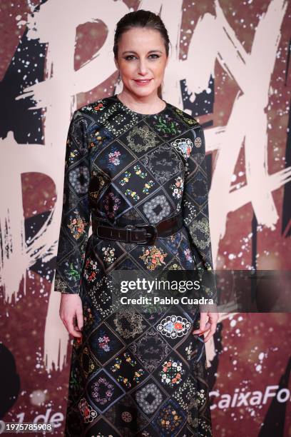 Andrea Levy attends the Madrid premiere of the documentary "Mapa A Pandataria" at CaixaForum on January 31, 2024 in Madrid, Spain.