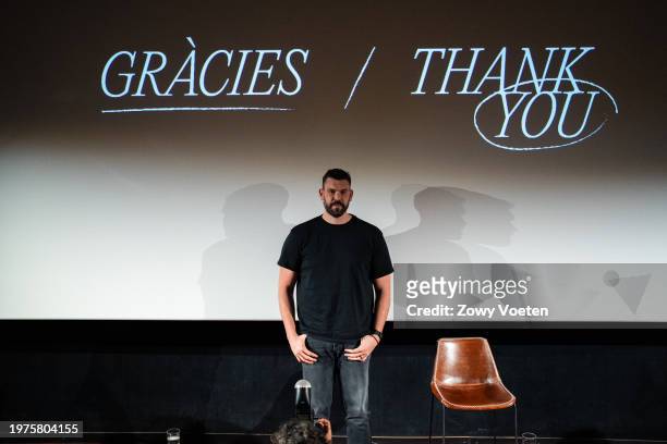 Marc Gasol announces his retirement after 20 years in basketball on January 31, 2024 in Barcelona, Spain. The Spanish center hit big career highs,...