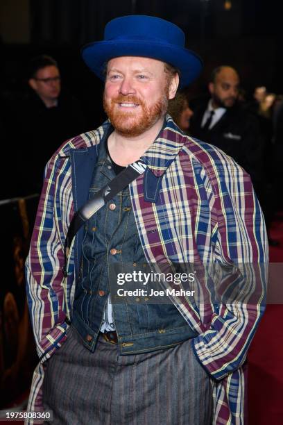 Leigh Francis attends the UK premiere of "Iron Claw" at The Curzon Mayfair on January 31, 2024 in London, England.