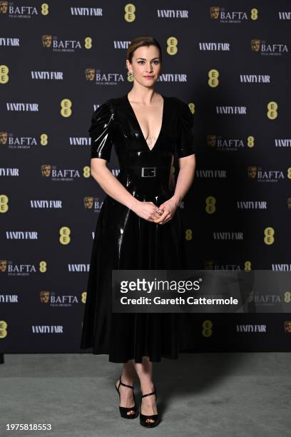 Stefanie Martini attends the Vanity Fair EE BAFTA Rising Star Party at Pavyllon London on January 31, 2024 in London, England.