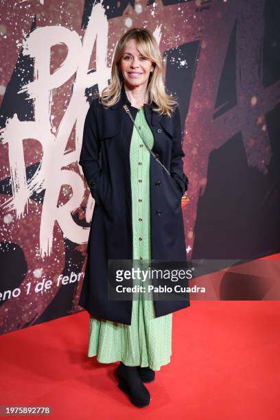 María Adánez attends the Madrid premiere of the documentary "Mapa A Pandataria" at CaixaForum on January 31, 2024 in Madrid, Spain.