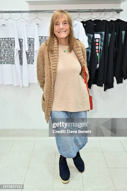 Lady Ruth Rogers attends the private view of "Barbara Kruger: Thinking of You. I Mean Me. I Mean You" at The Serpentine Gallery on January 31, 2024...