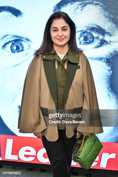 Maryam Eisler attends the private view of "Barbara Kruger: Thinking of You. I Mean Me. I Mean You" at The Serpentine Gallery on January 31, 2024 in...