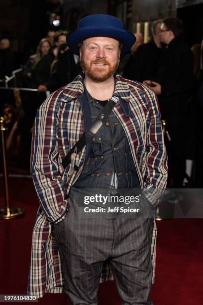 Leigh Francis attends the UK premiere of "The Iron Claw" at The Curzon Mayfair on January 31, 2024 in London, England.