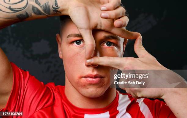 Sligo , Ireland - 2 February 2024; Kailin Barlow during a Sligo Rovers FC squad portraits session at The Showgrounds in Sligo.