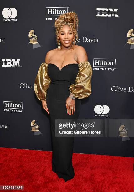 Serena Williams at the Pre-GRAMMY Gala held at The Beverly Hilton on February 3, 2024 in Los Angeles, California.