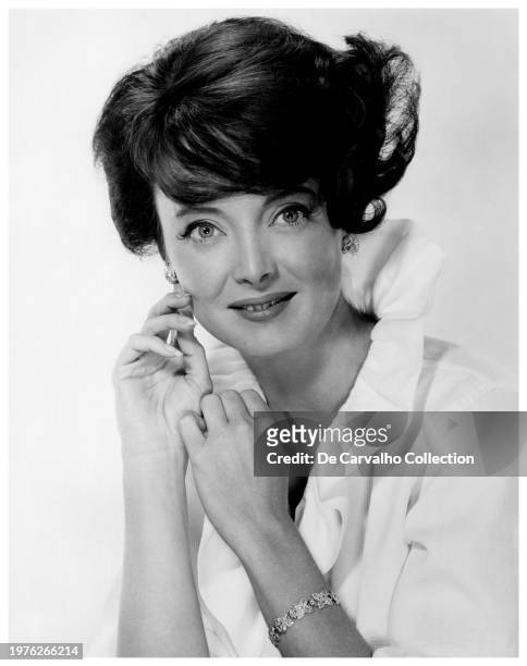 Publicity portrait of actor Carolyn Jones by the end of 1950's, United States.