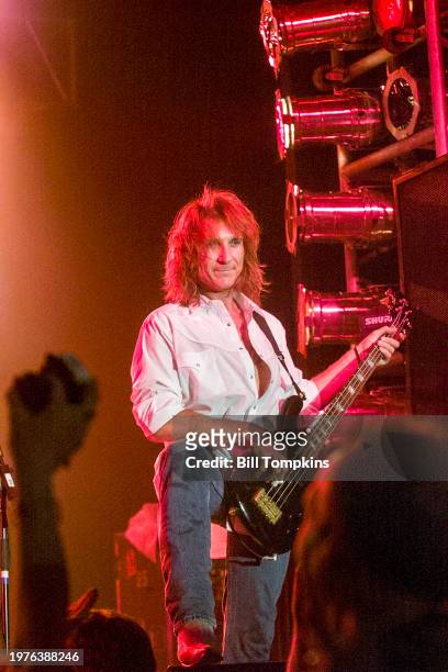 Bruce Turgon, bass player of the rock band Foreigner on September 23rd, 2000 in New Orleans.