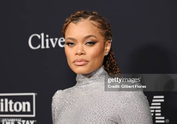 Andra Day at the Pre-GRAMMY Gala held at The Beverly Hilton on February 3, 2024 in Los Angeles, California.