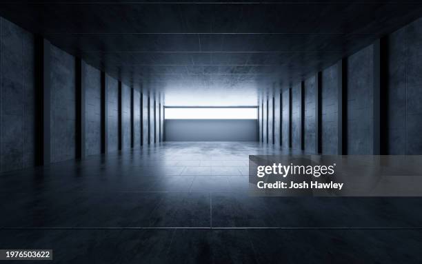 3d rendering architectural background - tile showroom stock pictures, royalty-free photos & images