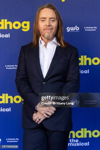 Tim Minchin attends the Australian premiere of "Groundhog Day The Musical" at Princess Theatre on February 01, 2024 in Melbourne, Australia.