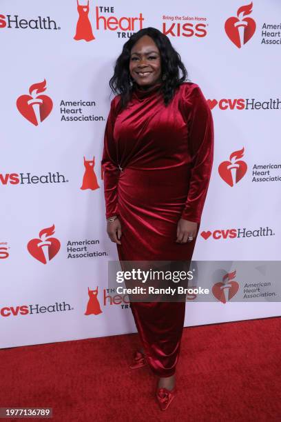 Michelle A. Albert attends The American Heart Association's Red Dress Collection 2024 at Jazz at Lincoln Center on January 31, 2024 in New York City.