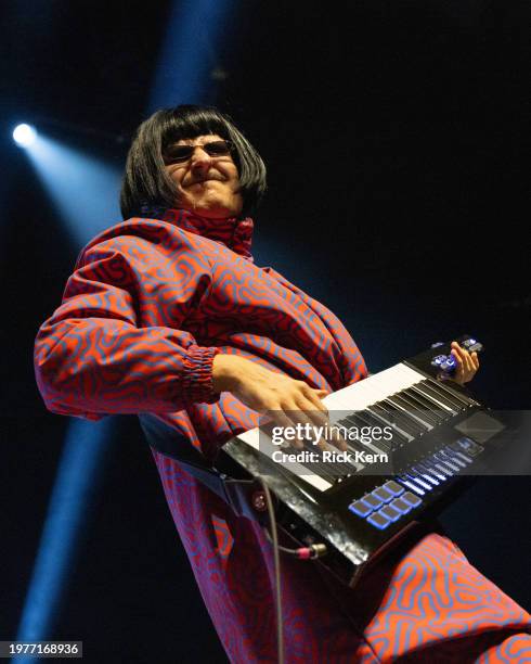 Oliver Tree performs in concert during the ''Alone In A Crowd" tour at ACL Live on January 31, 2024 in Austin, Texas.