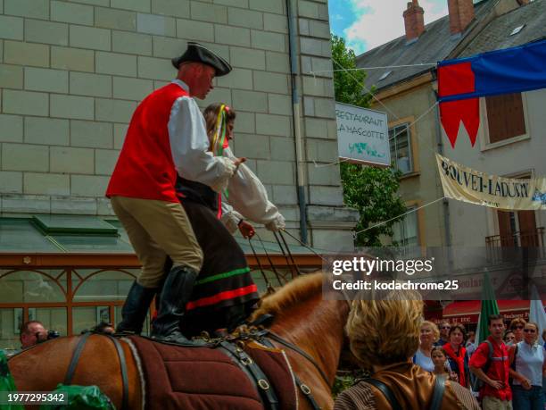 equestrian parade - saumur stock pictures, royalty-free photos & images