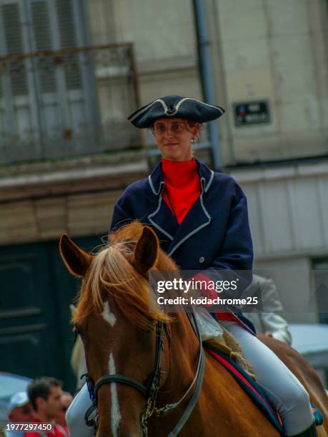 equestrian parade - saumur stock pictures, royalty-free photos & images