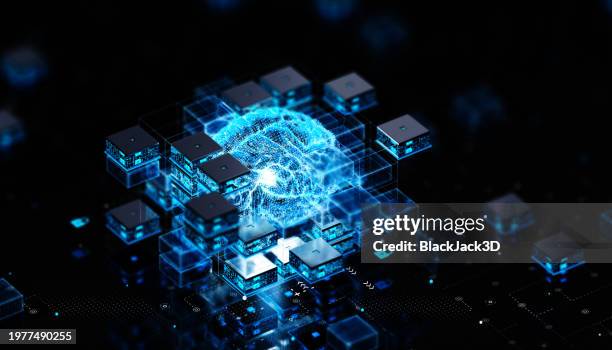 ai brain processor concept. big data array - server cpu stock pictures, royalty-free photos & images