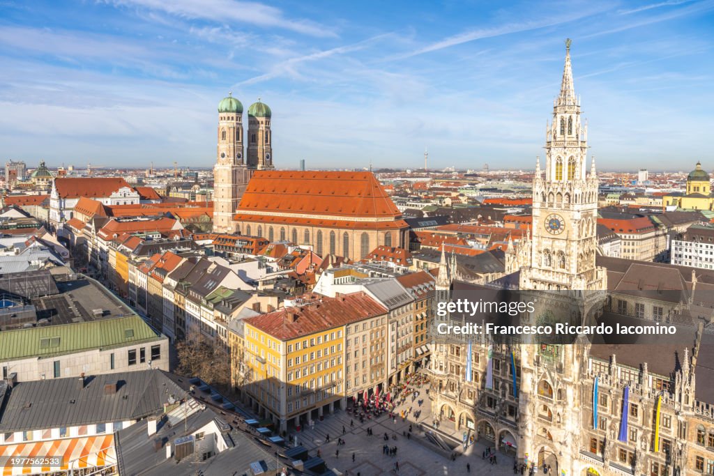 Munich, Germany. Cityscape from above