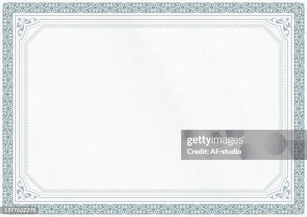 certificate diploma template - certificate background pattern stock illustrations