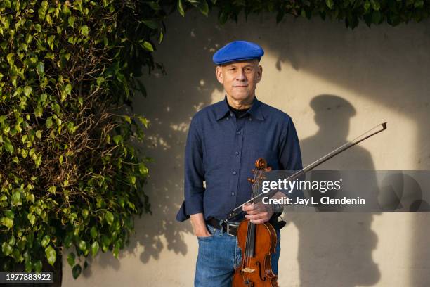 Violinist Marc Sazer is photographed for Los Angeles Times on January 18, 2024 in Los Angeles, California. PUBLISHED IMAGE. CREDIT MUST READ: Jay L....