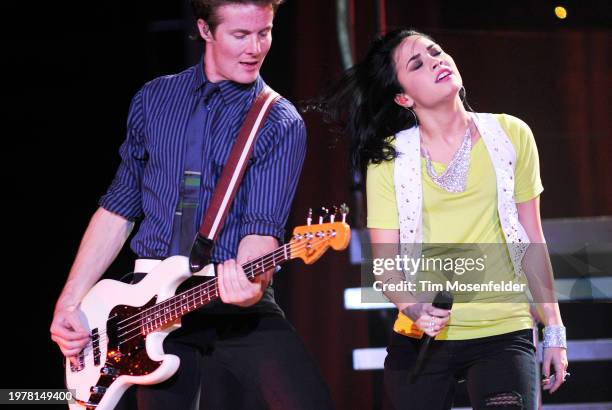 Demi Lovato performs in support of her Here We Go Again release at Arco Arena on July 16, 2009 in Sacramento, California.