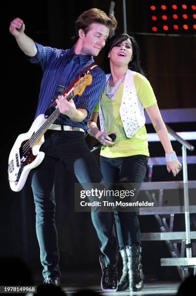 Demi Lovato performs in support of her Here We Go Again release at Arco Arena on July 16, 2009 in Sacramento, California.