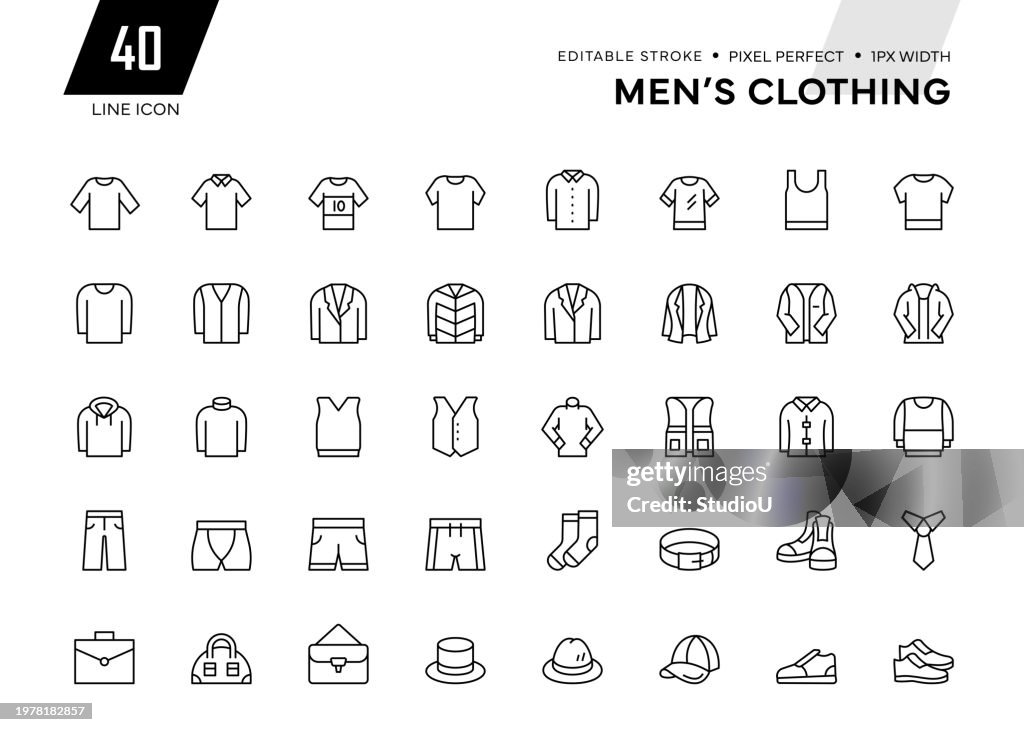 Ligne de vêtements pour hommes Icon Collection