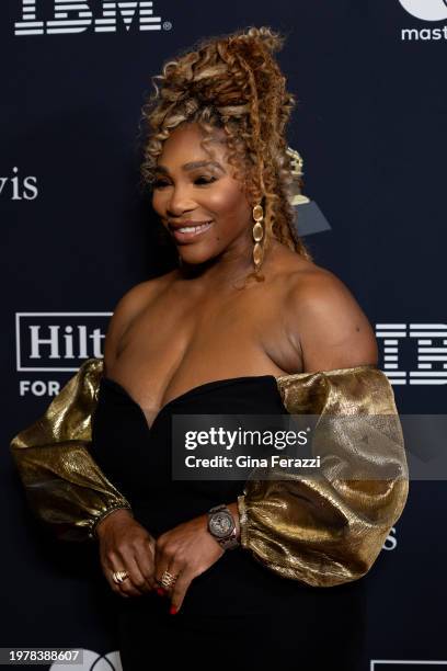 Serena Williams attends the 66th Grammy Awards Pre-Grammy Gala at the Beverly Hilton on February 3, 2024 in Beverly Hills, California.