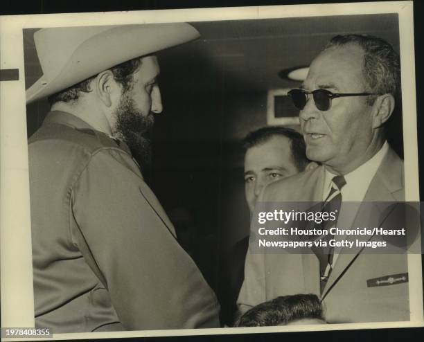 Fidel Castro Greets Robert McKeown