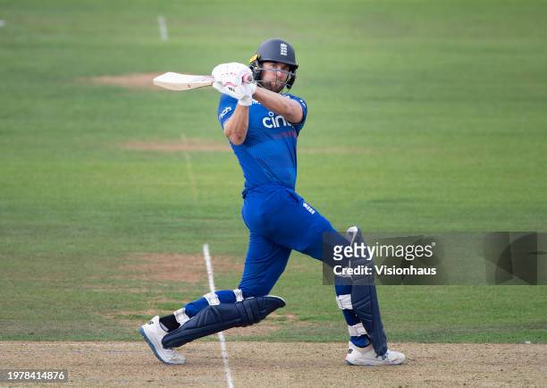 Dawid Malan of England during the 4th Metro Bank One Day International between England and New Zealand at Lord's Cricket Ground on September 15, 2023...