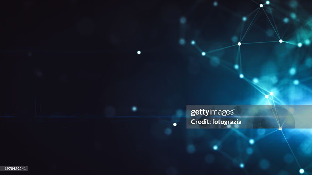 Abstract Digital Network Connections
