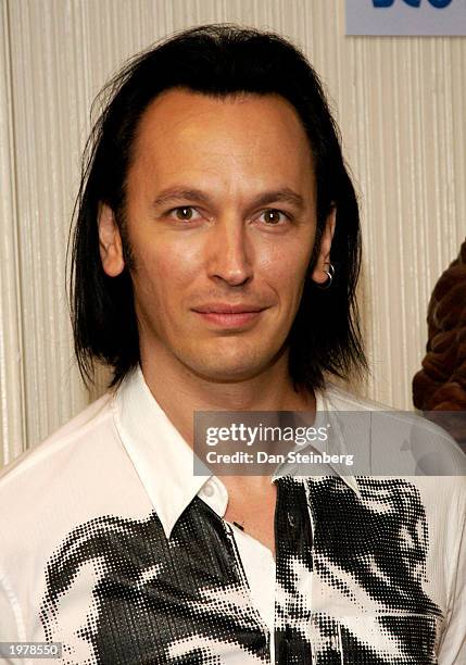Actor Steve Valentine arrives at the opening night of the play "An Evening With Golda Meir" at The Canon Theatre on May 6, 2003 in Beverly Hills,...