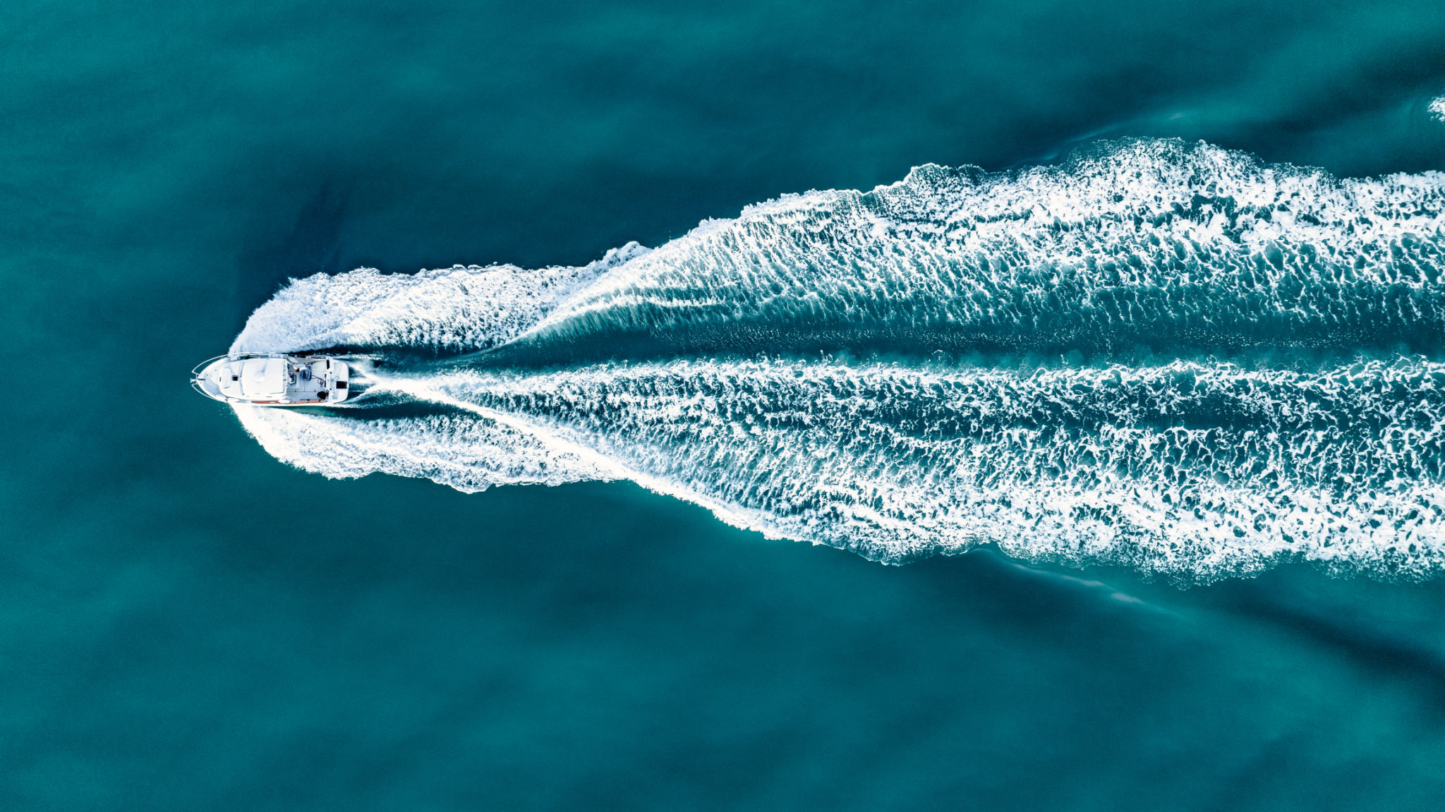 yacht on water