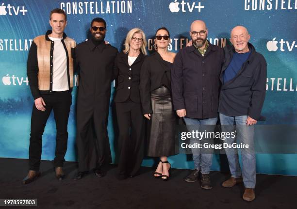 James D'Arcy, Will Catlett, Michelle MacLaren, Noomi Rapace, Peter Harness, and Jonathan Banks attend the AppleTV+ New Drama Series "Constellation"...