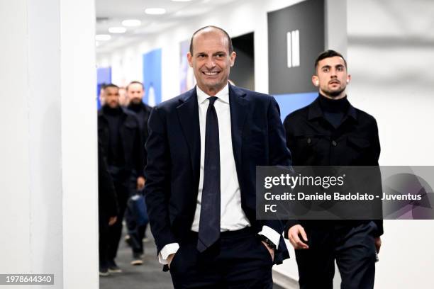 Massimiliano Allegri of Juventus during the Serie A TIM match between FC Internazionale and Juventus - Serie A TIM at Stadio Giuseppe Meazza on...