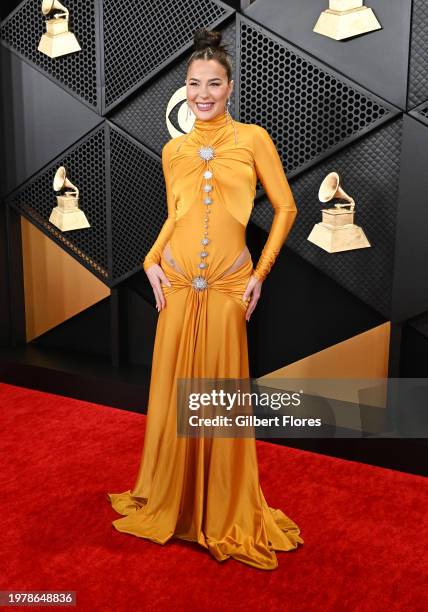 Tessa Brooks at the 66th Annual GRAMMY Awards held at Crypto.com Arena on February 4, 2024 in Los Angeles, California.