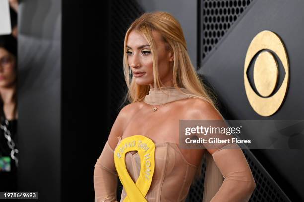 Montana Tucker at the 66th Annual GRAMMY Awards held at Crypto.com Arena on February 4, 2024 in Los Angeles, California.