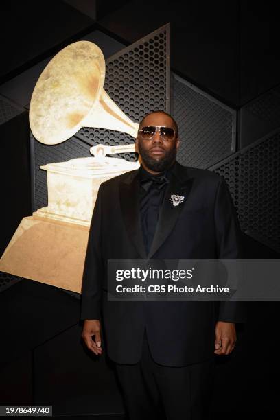 Killer Mike arrives at The 66th Annual Grammy Awards, airing live from Crypto.com Arena in Los Angeles, California, Sunday, Feb. 4 on the CBS...