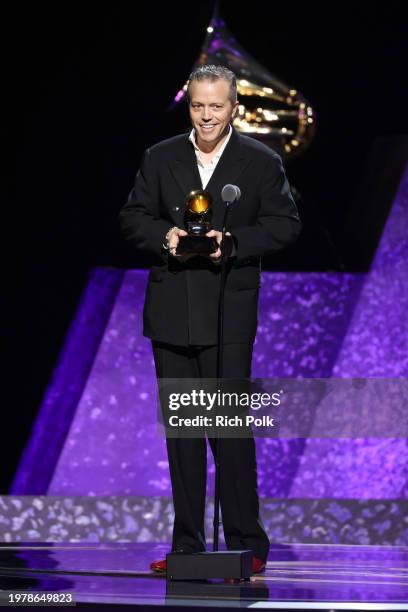 Jason Isbell at the 66th Annual GRAMMY Awards Premiere Ceremony held at Peacock Theater on February 4, 2024 in Los Angeles, California.