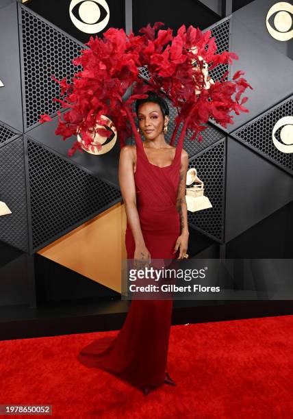 Dawn Richard at the 66th Annual GRAMMY Awards held at Crypto.com Arena on February 4, 2024 in Los Angeles, California.