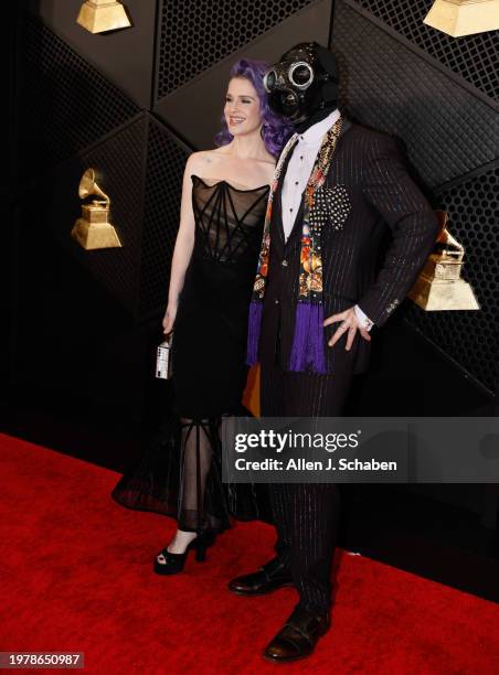 Los Angeles, CA Kelly Osbourne and Slipknot arrive on the Red Carpet at the Crypto.com Arena in Los Angeles, CA, Sunday, Feb. 4, 2024.