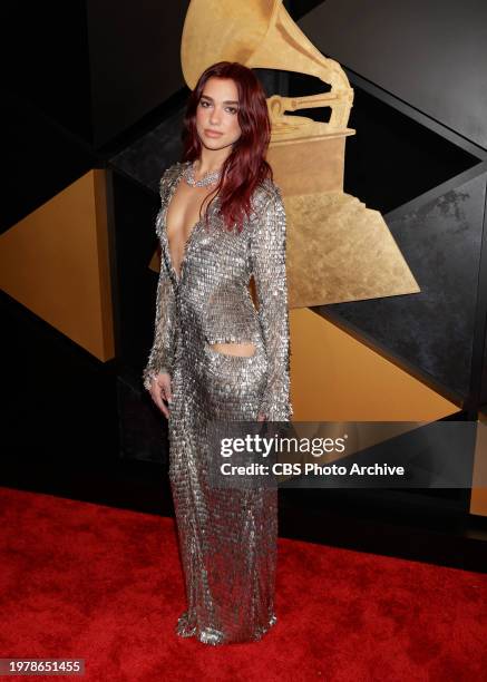 Dua Lipa arrives at The 66th Annual Grammy Awards, airing live from Crypto.com Arena in Los Angeles, California, Sunday, Feb. 4 on the CBS Television...