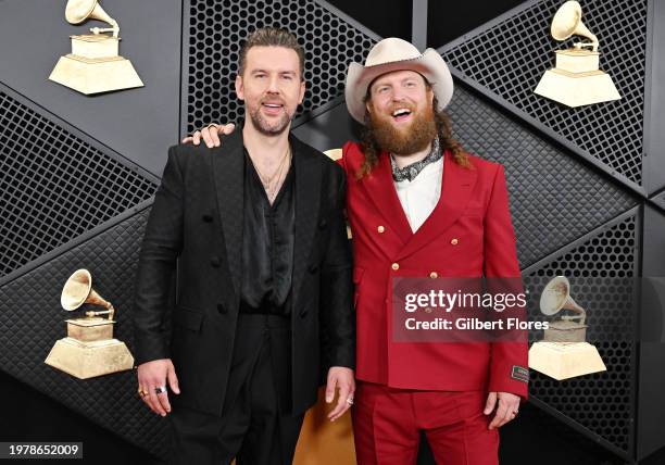 Osborne and John Osborne of The Brothers Osborne at the 66th Annual GRAMMY Awards held at Crypto.com Arena on February 4, 2024 in Los Angeles,...