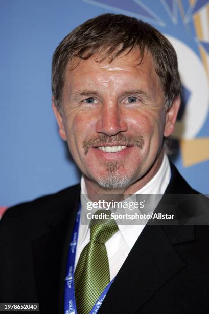 Stuart Baxter, Manager of South Africa in press conference after the Concacaf Gold Cup match between South Africa and Mexico at Home Depot Center on...