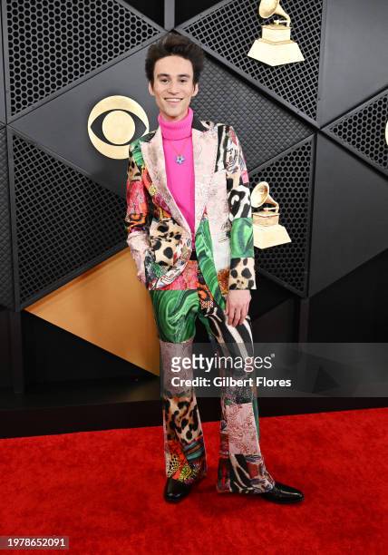 Jacob Collier at the 66th Annual GRAMMY Awards held at Crypto.com Arena on February 4, 2024 in Los Angeles, California.