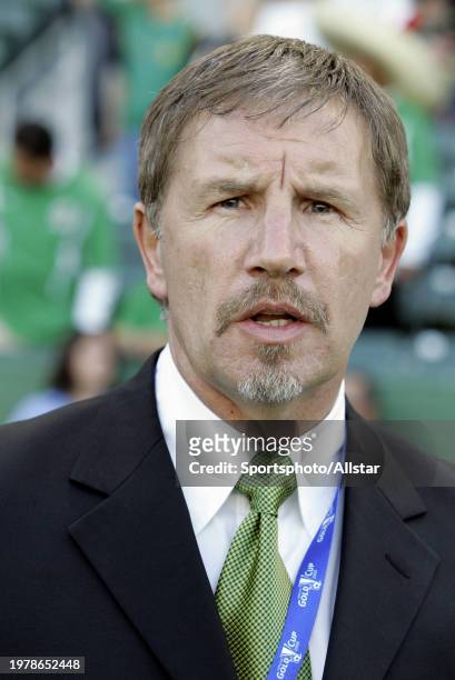 Stuart Baxter, Manager of South Africa portrait before the Concacaf Gold Cup match between South Africa and Mexico at Home Depot Center on July 8,...